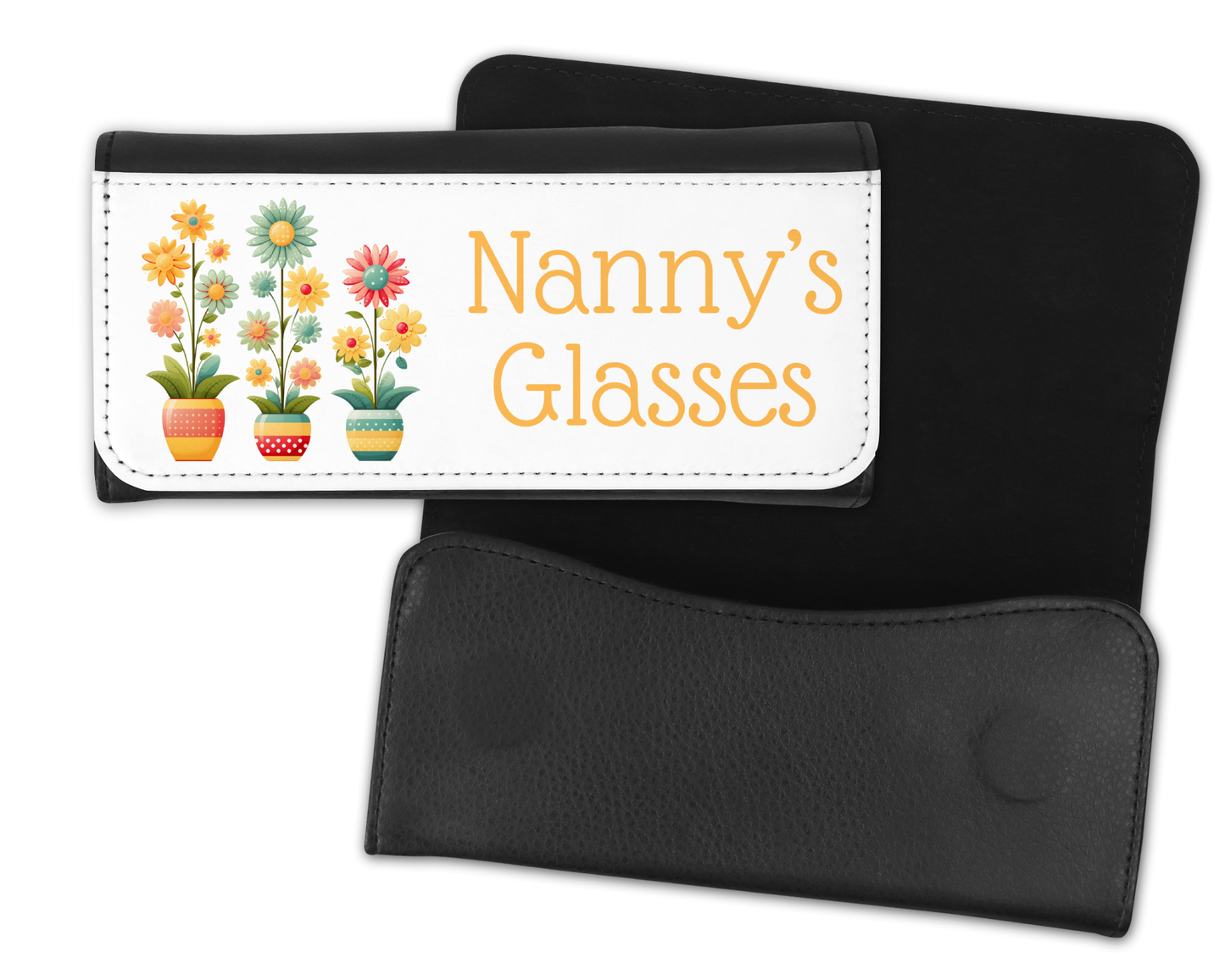 Personalised Glasses Case - Daisies Design