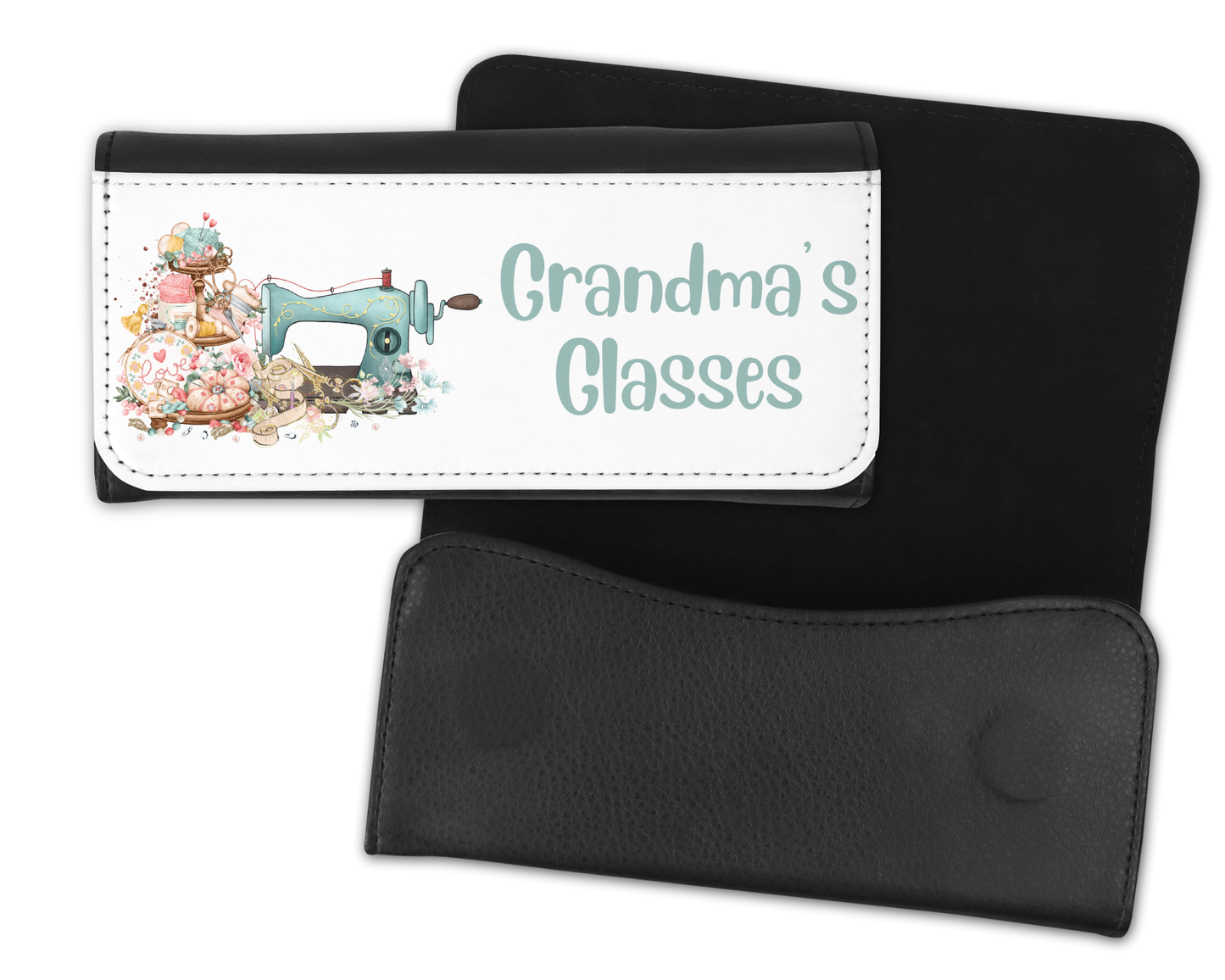 Personalised Glasses Case - Sewing Machine