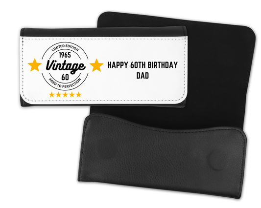 Personalised Glasses Case - Vintage Birthday