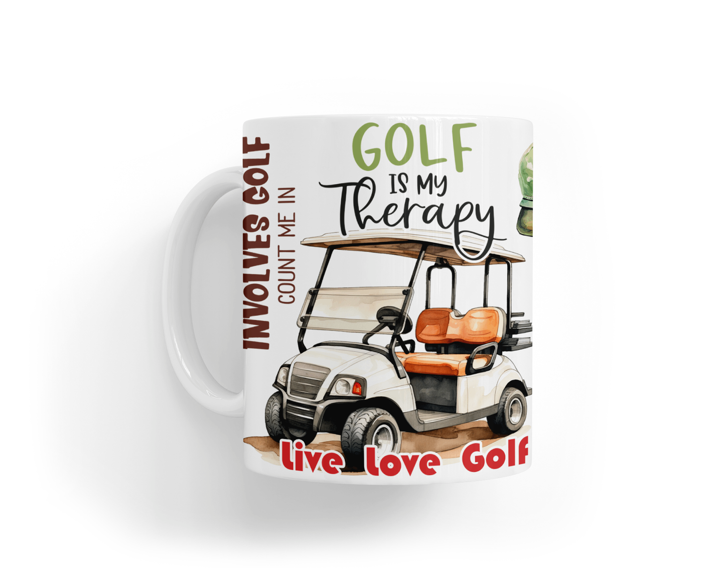 Ceramic Mug - Golf Quotes Design