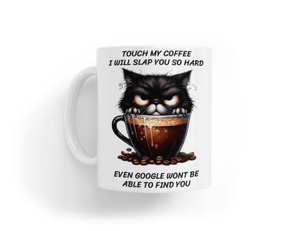 Ceramic Mug - Touch My Coffee Google Design