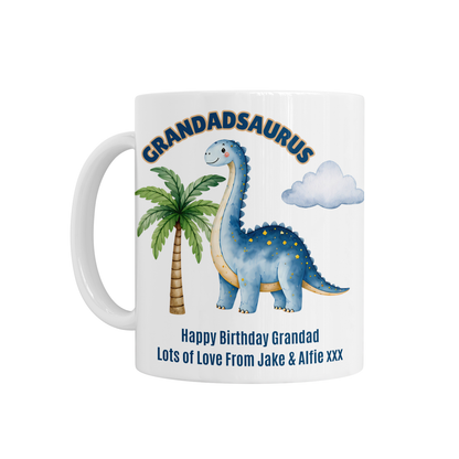 Personalised Ceramic Mug - Daddy/Uncle Dinosaur Design