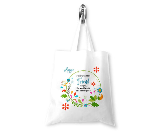 Personalised Tote Shopping Bag - Friend Like You