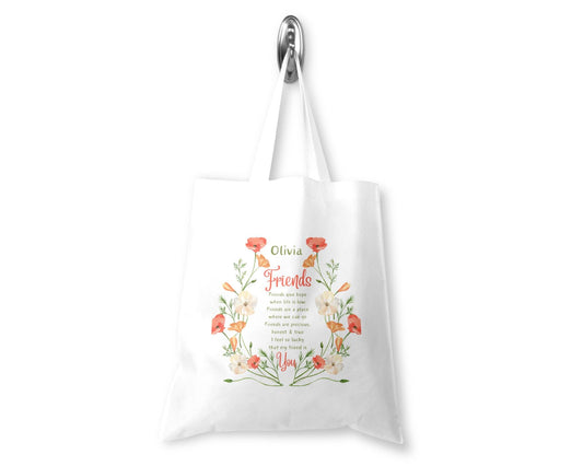 Personalised Tote Shopping Bag - Friends Give Hope