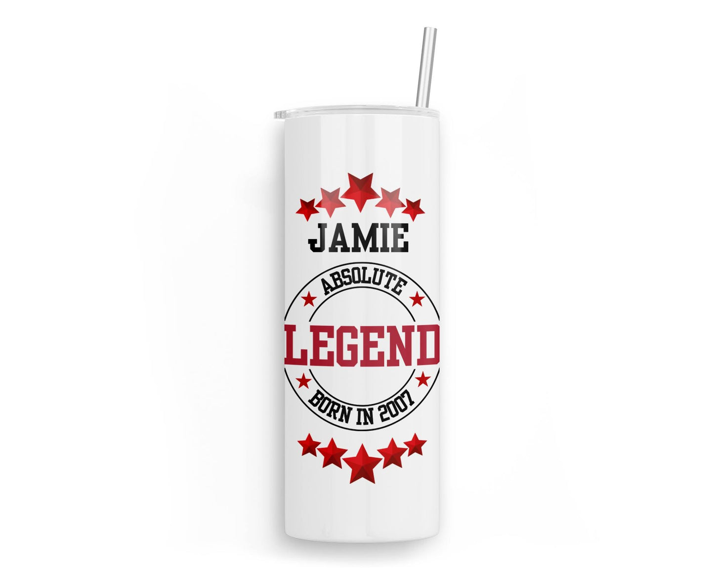 Personalised Insulated Tumbler Travel Sports Bottle - Legend