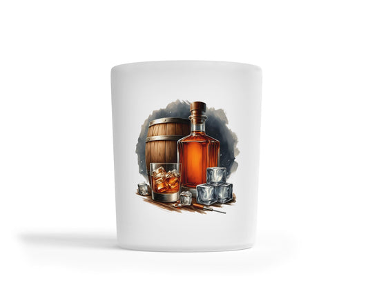 Personalised Whisky Glass - Barrel Design
