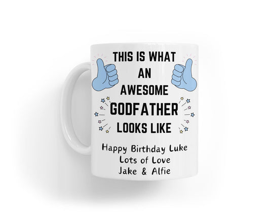 Personalised Mug - Awesome Godfather