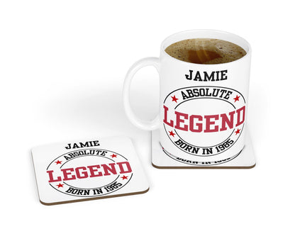 Personalised Mug & Coaster - Legend