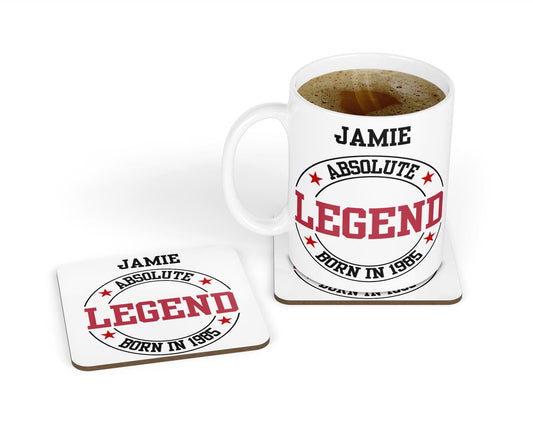 Personalised Mug & Coaster - Legend