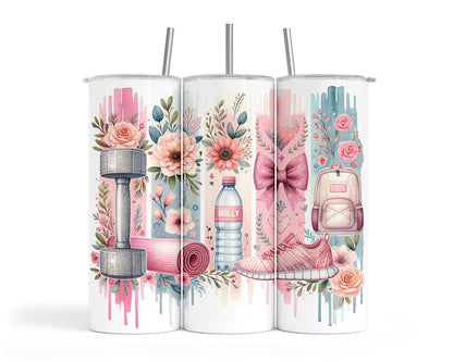 Personalised Insulated Tumbler Travel Sports Bottle - Fitness Gym