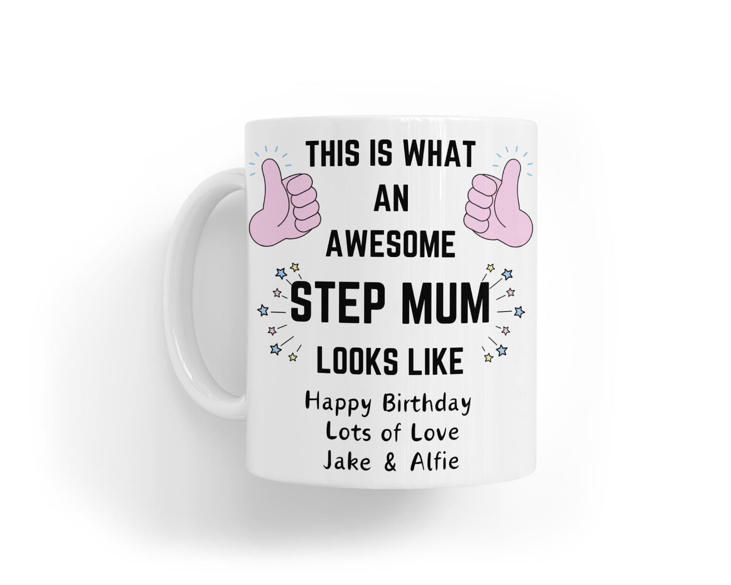 Personalised Mug - Awesome Pink Design