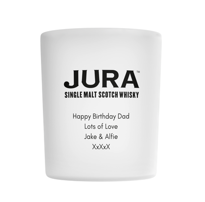 Personalised Jura Whisky Glass Tumbler