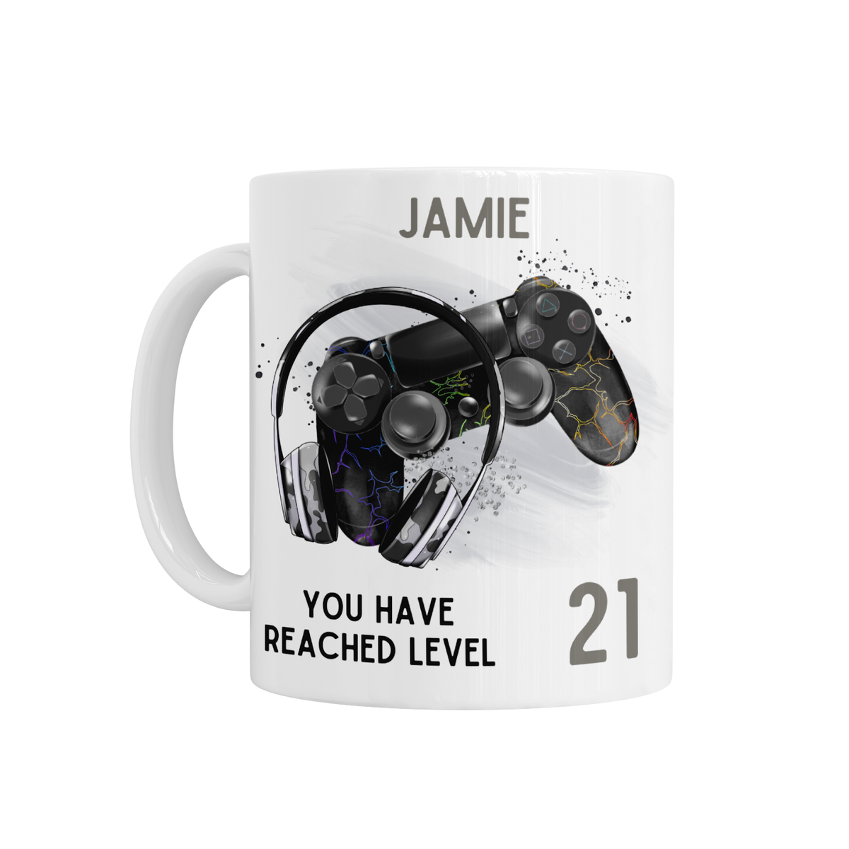 Personalised Ceramic Mug - You Have Reached Level 18 Birthday Design
