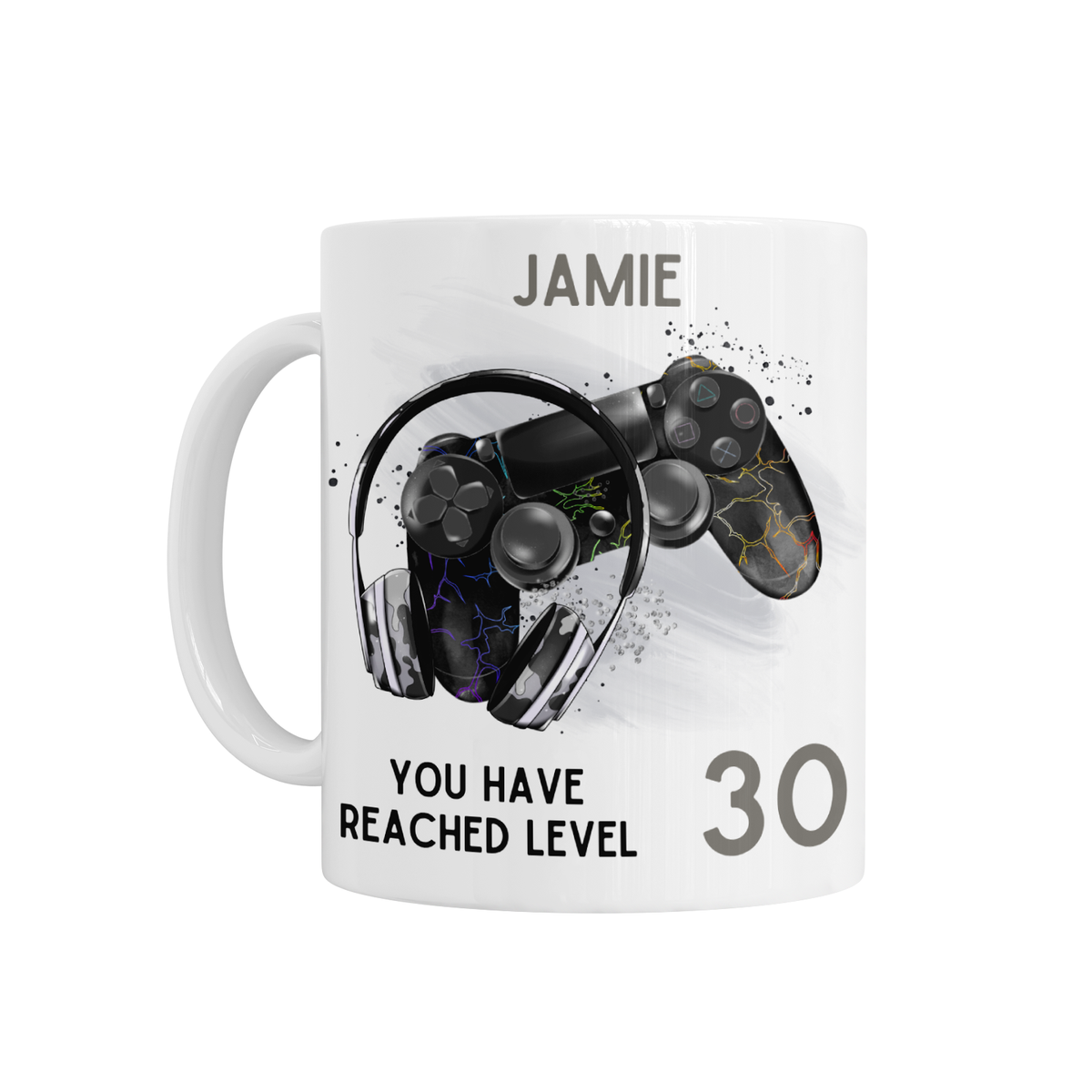 Personalised Ceramic Mug - You Have Reached Level 18 Birthday Design