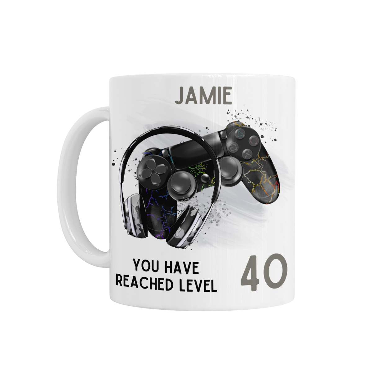 Personalised Ceramic Mug - You Have Reached Level 18 Birthday Design