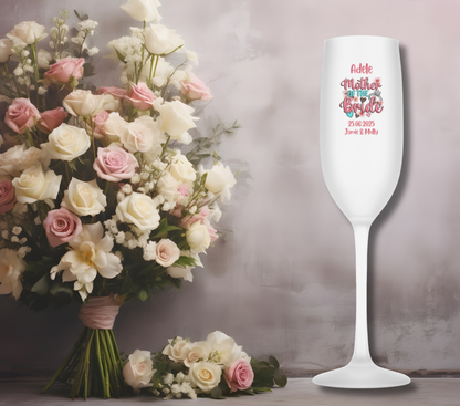 Personalised Flute Glass - Mother of the Bride Wedding