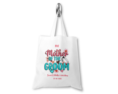 Personalised Tote Shopping Bag - Mother of the Groom Design