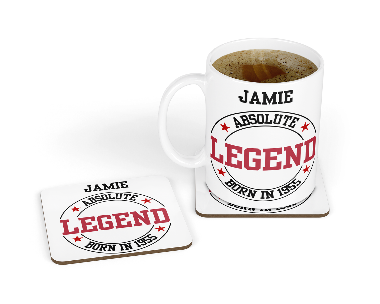 Personalised Mug & Coaster - Legend