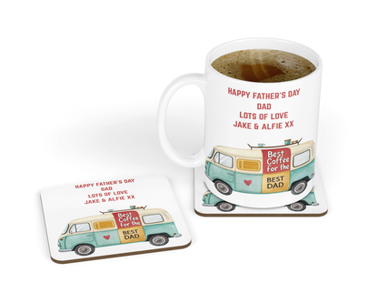 Personalised Mug & Coaster - VW Campervan