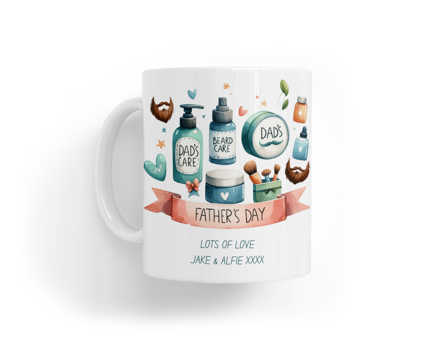 Personalised Mug & Coaster - Beard Design
