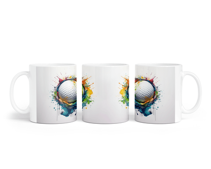 Ceramic Mug - Golf Ball Design