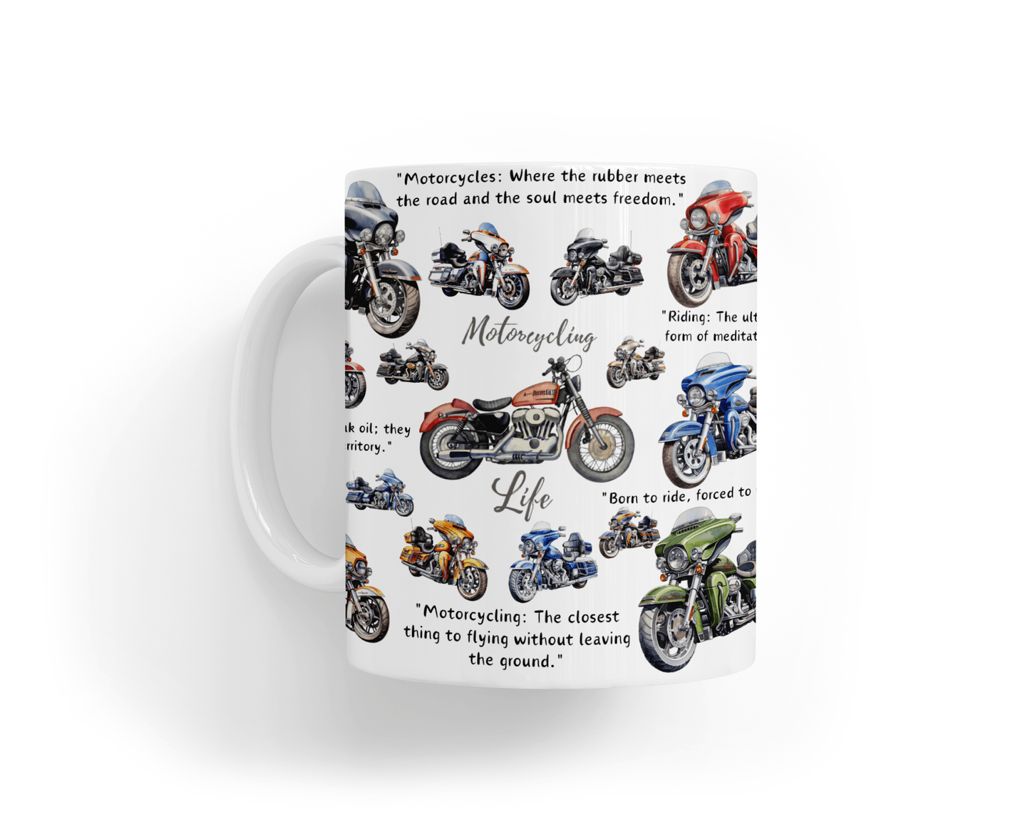 Ceramic Mug - Motorcycling Life Design