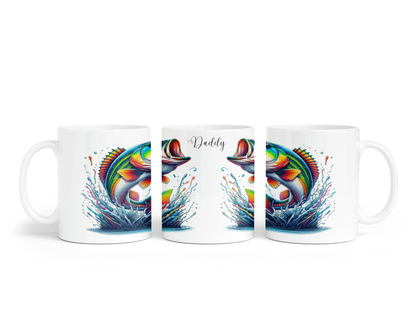 Personalised Mug - Vibrant Fish Design