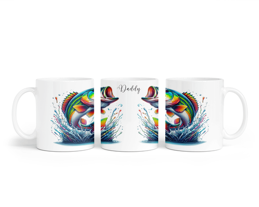 Personalised Mug - Vibrant Fish Design