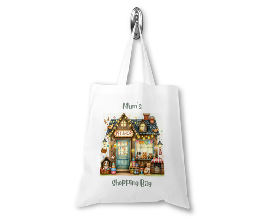 Personalised Tote Shopping Bag - Pet Shop