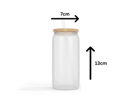 Personalised Frosted Glass Tumbler - Vodka Design