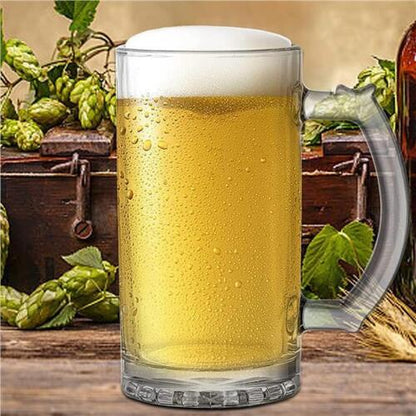 Personalised 16oz Glass Tankard Beer Mug - Dr Pepper Design