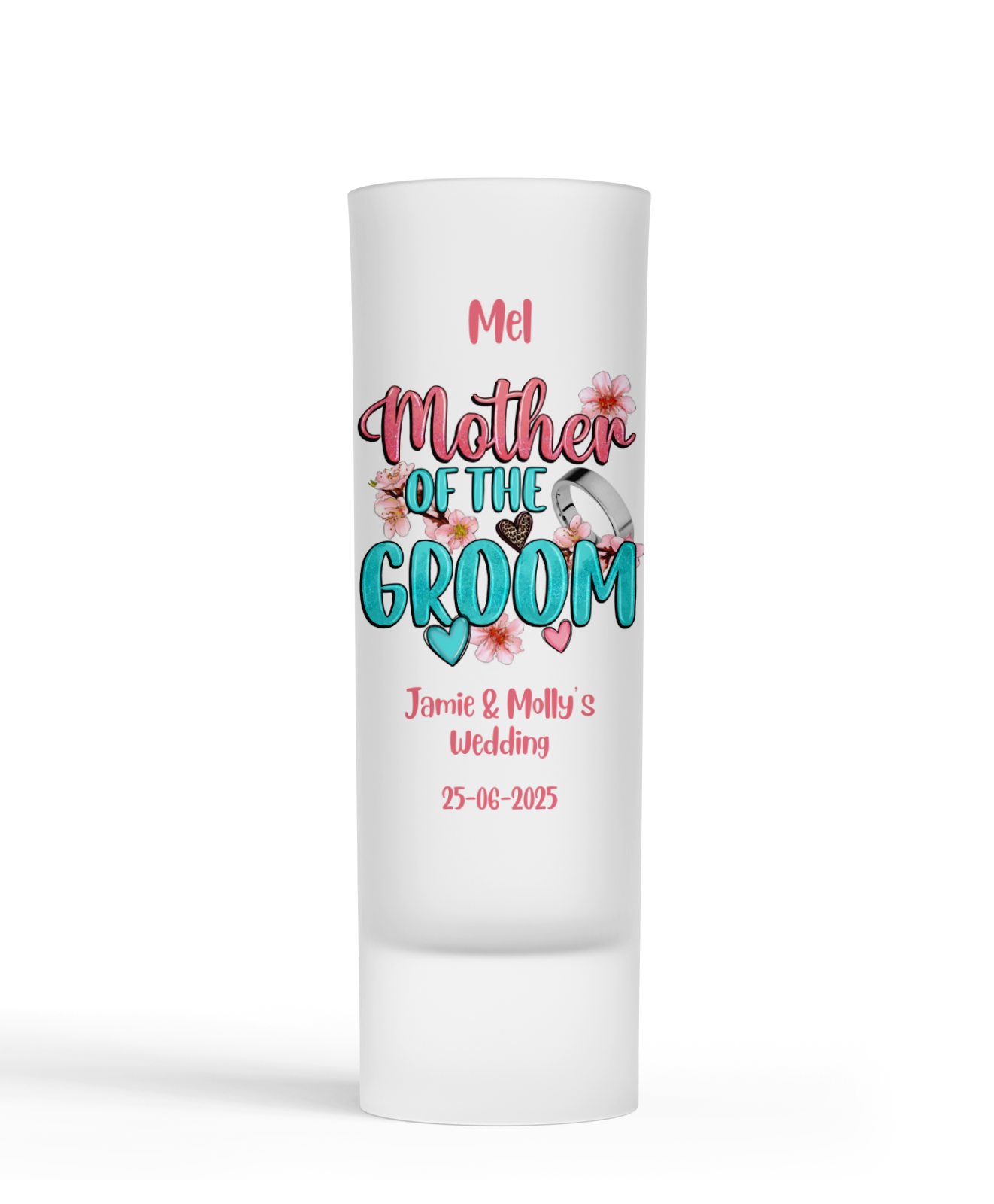 Personalised Shot Glass - Mother of the Groom