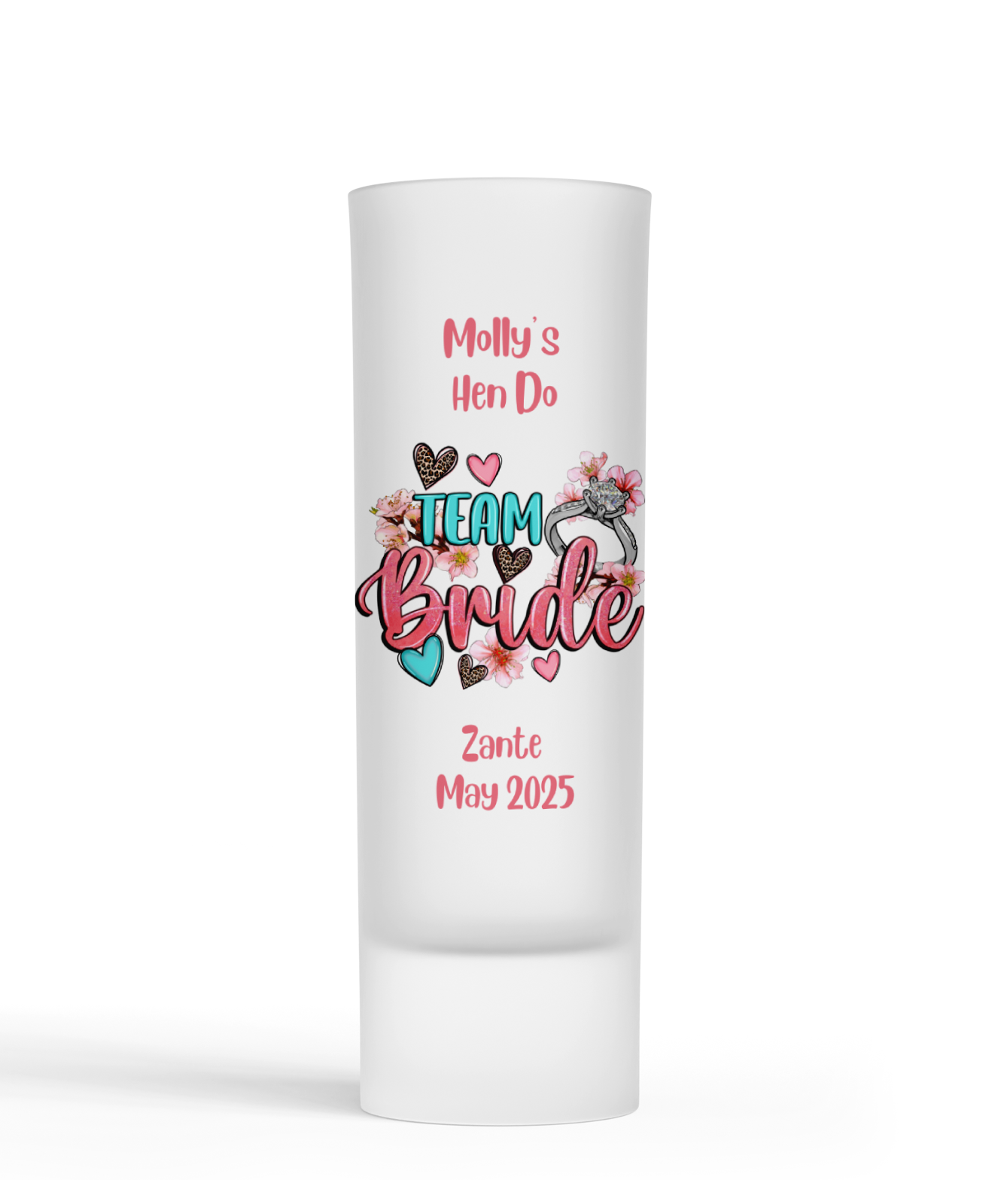 Personalised Shot Glass - Team Bride