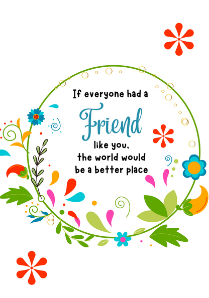 Personalised Tote Shopping Bag - Friend Like You Design