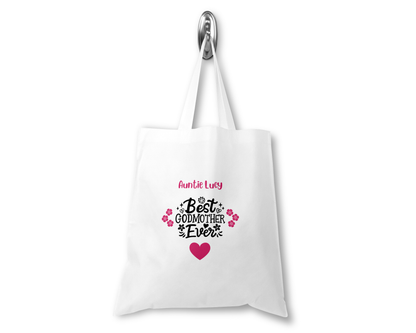 Personalised Tote Shopping Bag - Best Godmother