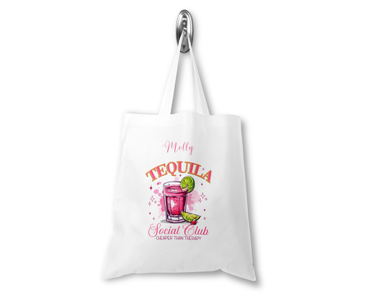 Personalised Tote Shopping Bag - Tequila Design